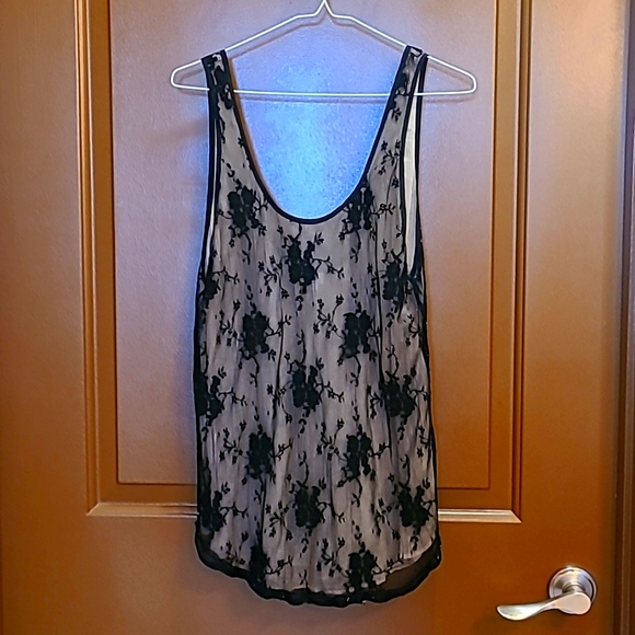 Aritzia Tops - Artizia Wilfred lace sheer tank